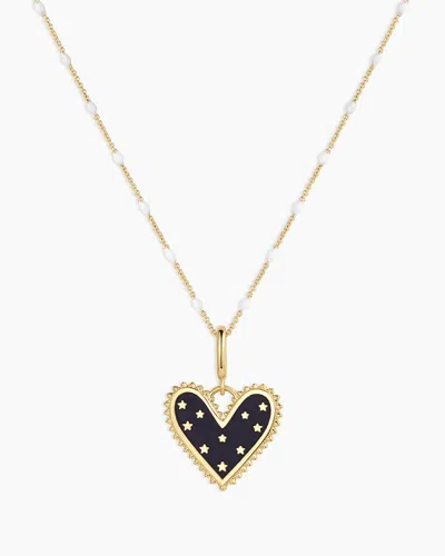 Gorjana Vintage Heart Star Charm Necklace