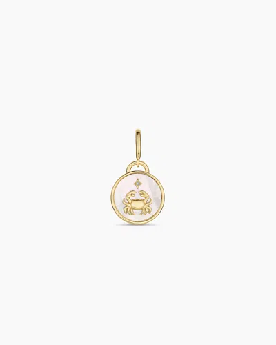 Gorjana Vintage Zodiac Charm In 18k Gold Plated