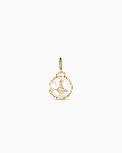 Gorjana Vintage Zodiac Charm In 18k Gold Plated