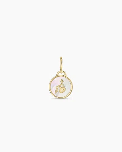 Gorjana Vintage Zodiac Charm In 18k Gold Plated