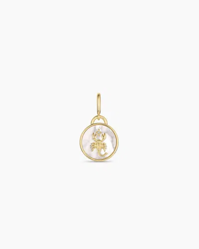 Gorjana Vintage Zodiac Charm In 18k Gold Plated