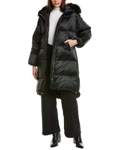 Gorski Apres-ski Coat In Black