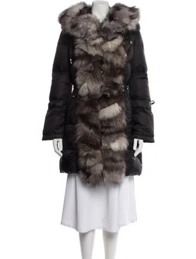 Pre-owned Gorski Apres Ski Down Coat In Black