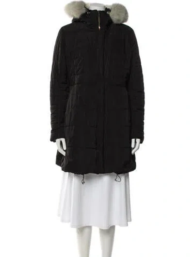 Pre-owned Gorski Apres Ski Fur Coat In Gray