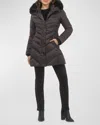 Gorski Apres-ski Jacket With Detachable Toscana Lamb Shearling Hood Trim In Brown/black