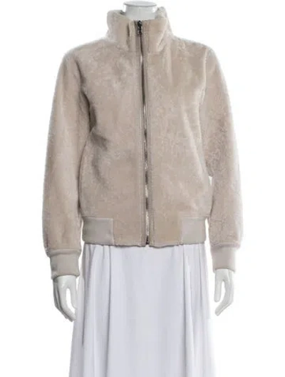 Pre-owned Gorski Bomber Jacket In Neutrals