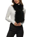 Gorski Cashmere Goat Knit Pull-through Scarf In Black
