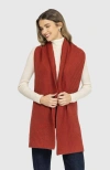 Gorski Cashmere Knit Scarf In Brown
