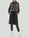 Gorski Chinchilla And Lamb Short Coat With Stand Collar In Multi