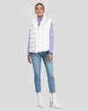Gorski Classic Chinchilla Fur Vest In White