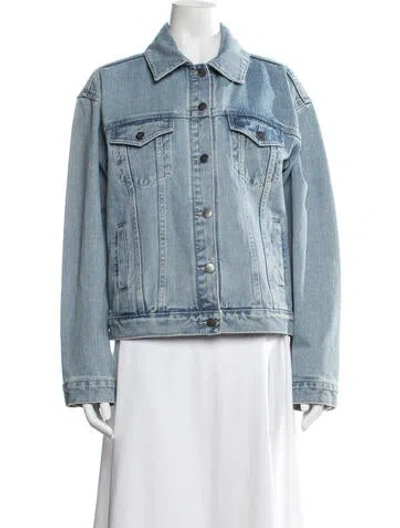 Pre-owned Gorski Denim Jacket In Blue