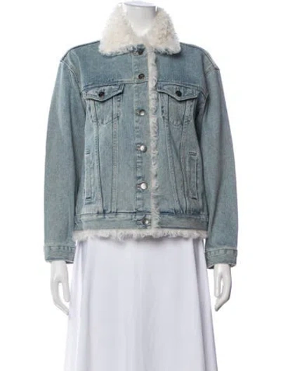 Pre-owned Gorski Denim Jacket In Blue