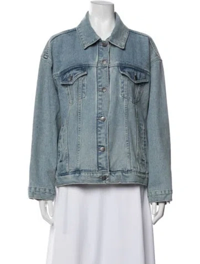 Pre-owned Gorski Denim Jacket In Blue