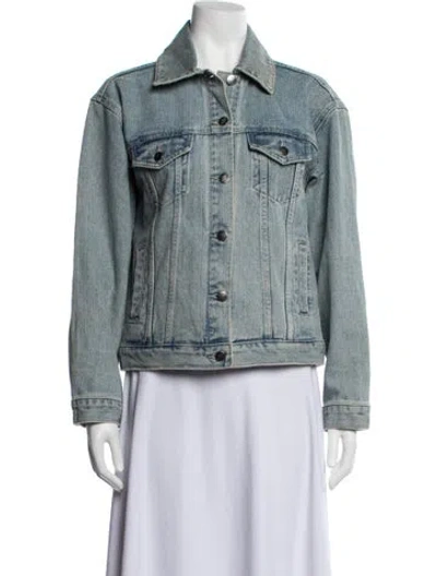 Pre-owned Gorski Denim Jacket In Blue