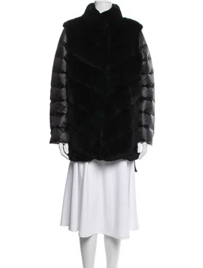Pre-owned Gorski Down Coat W/ Tags In Black