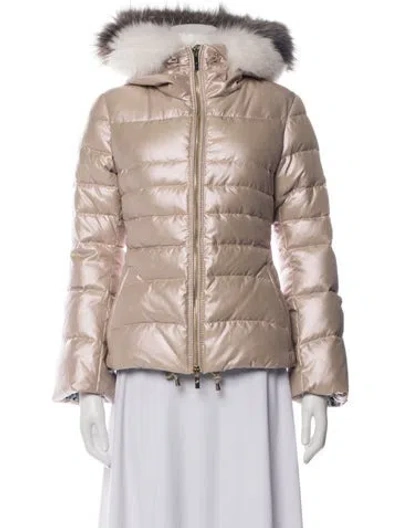 Pre-owned Gorski Down Jacket W/ Tags In Neutrals