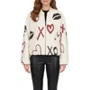 Gorski Genuine Nappa Leather Bomber Zip Jacket In Multi