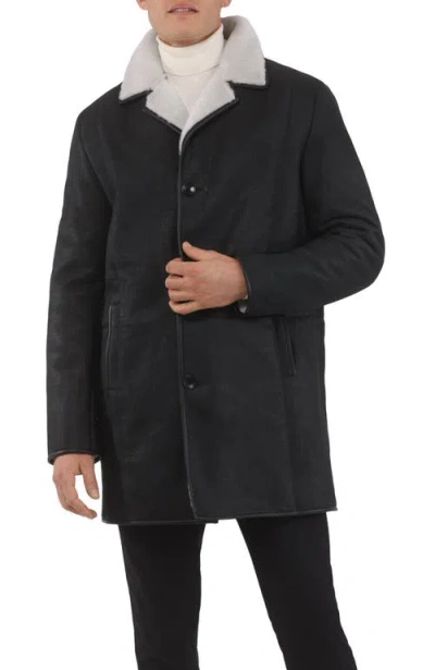 Gorski Genuine Shearling Stroller In Black