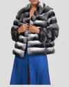 Gorski Horizontal Chinchilla Jacket In Multi