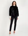 Gorski Horizontal Mink Jacket, Stand Collar In Multi