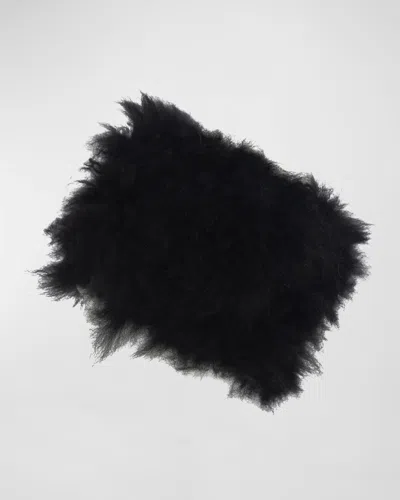 Gorski Knit Cashmere Goat Headband In Black