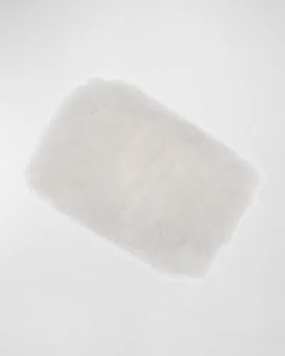 Gorski Knit Cashmere Goat Headband In White