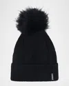 Gorski Knit Hat With Select Lamb Pom