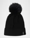 Gorski Knit Hat With Select Lamb Pom