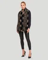 Gorski Knit Mink Stole In Multi