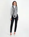 Gorski Knit Rex Rabbit Infinity Scarf In Multi