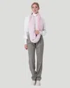 Gorski Knit Rex Rabbit Infinity Scarf In Pink