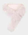 Gorski Knit Select Cashmere Goat Pull-through Scarf In Pink