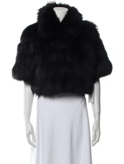 Pre-owned Gorski Lamb Fur Fur Jacket W/ Tags In Black