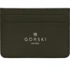 Gorski Leather Card Holder In Green