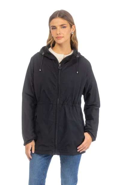 Gorski Lightweight Jacket With Zip Jackets & Hood In Black