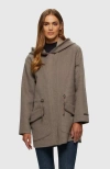 Gorski Women's Wool & Cashmere Parka With Shearling Lamb Hood Trim In Brown