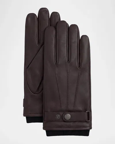 Gorski Men & Apos;s Select Leather Gloves In Brown