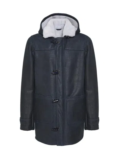 Gorski Men's Merino Shearling Lamb Parka