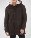 GORSKI MEN'S MERINO SHEARLING LAMB PARKA