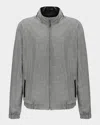 Gorski Men's Reversible Nappa Leather & Cashmere Jacket In Gray