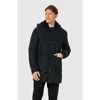 Gorski Merino Shearling Lamb Parka In Black