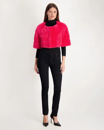 Gorski Mink Bolero In Pink