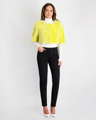 Gorski Mink Bolero In Yellow