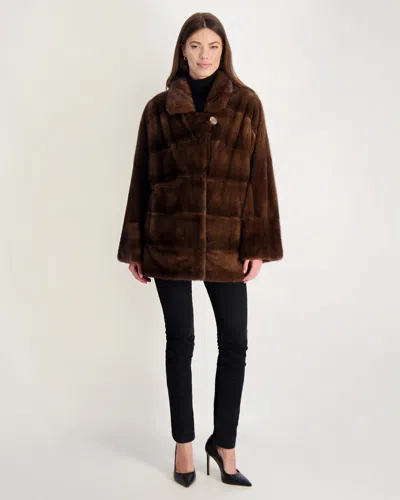 Gorski Mink Jacket In Beige