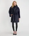 Gorski Mink Jacket With Belt In Multi