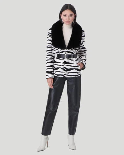Gorski Mink Jacket In Black