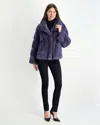 Gorski Mink Jacket In Blue