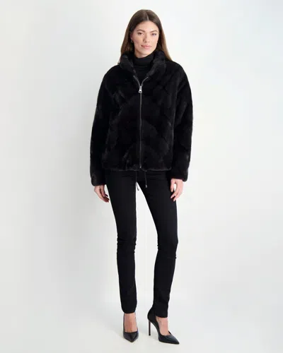Gorski Mink Jacket In Grey