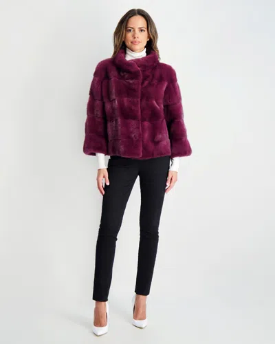 Gorski Mink Jacket In Pink