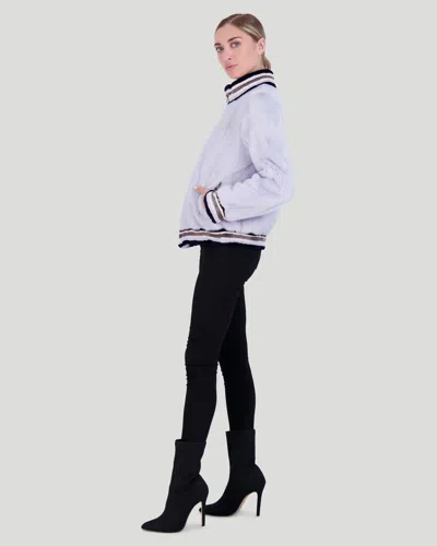 Gorski Mink Jacket In Blue
